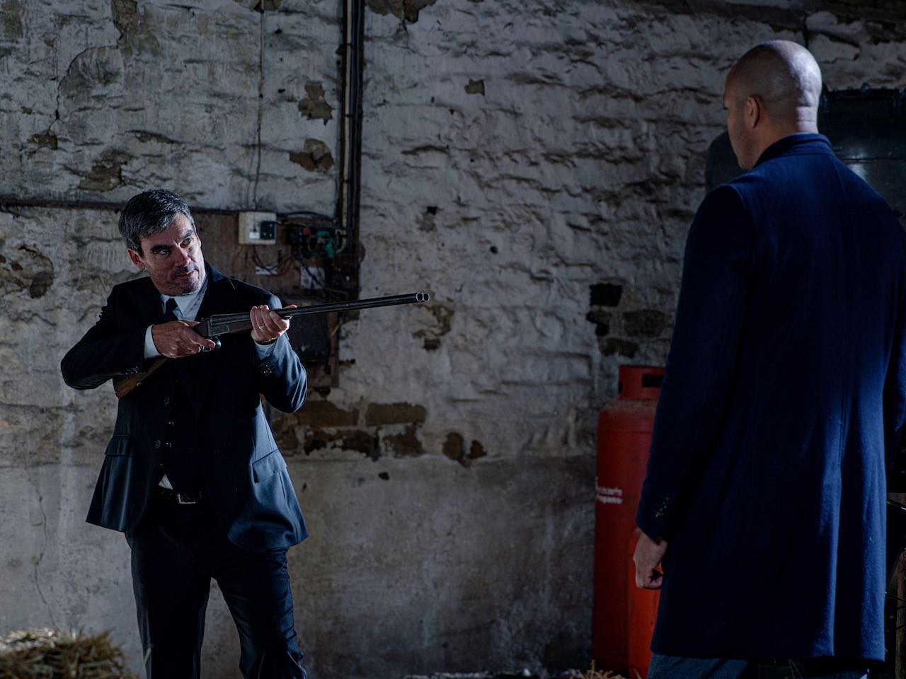 Cain and Al on Emmerdale on October 31, 2022