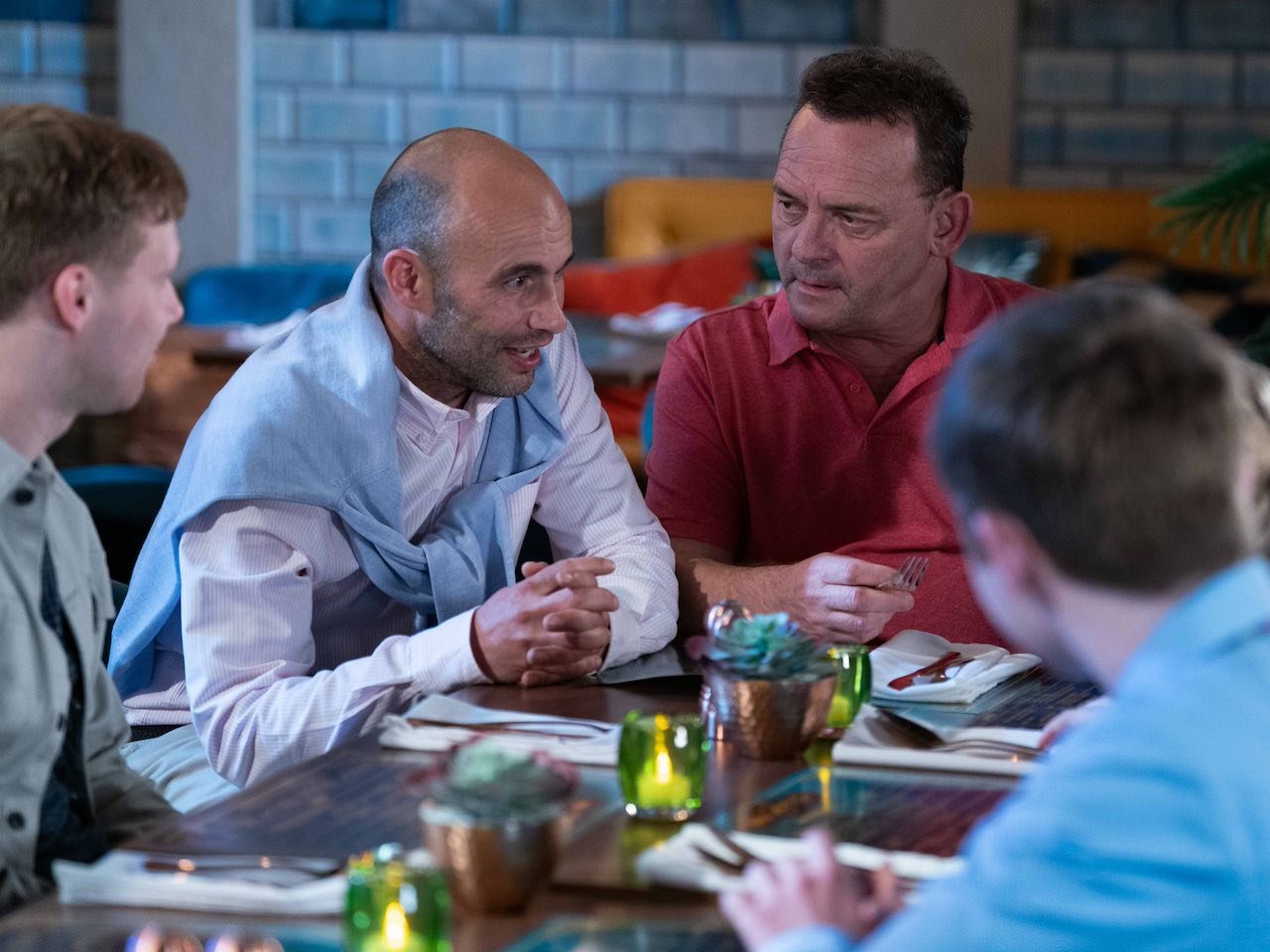 Teddy and Billy on EastEnders on July 11, 2024