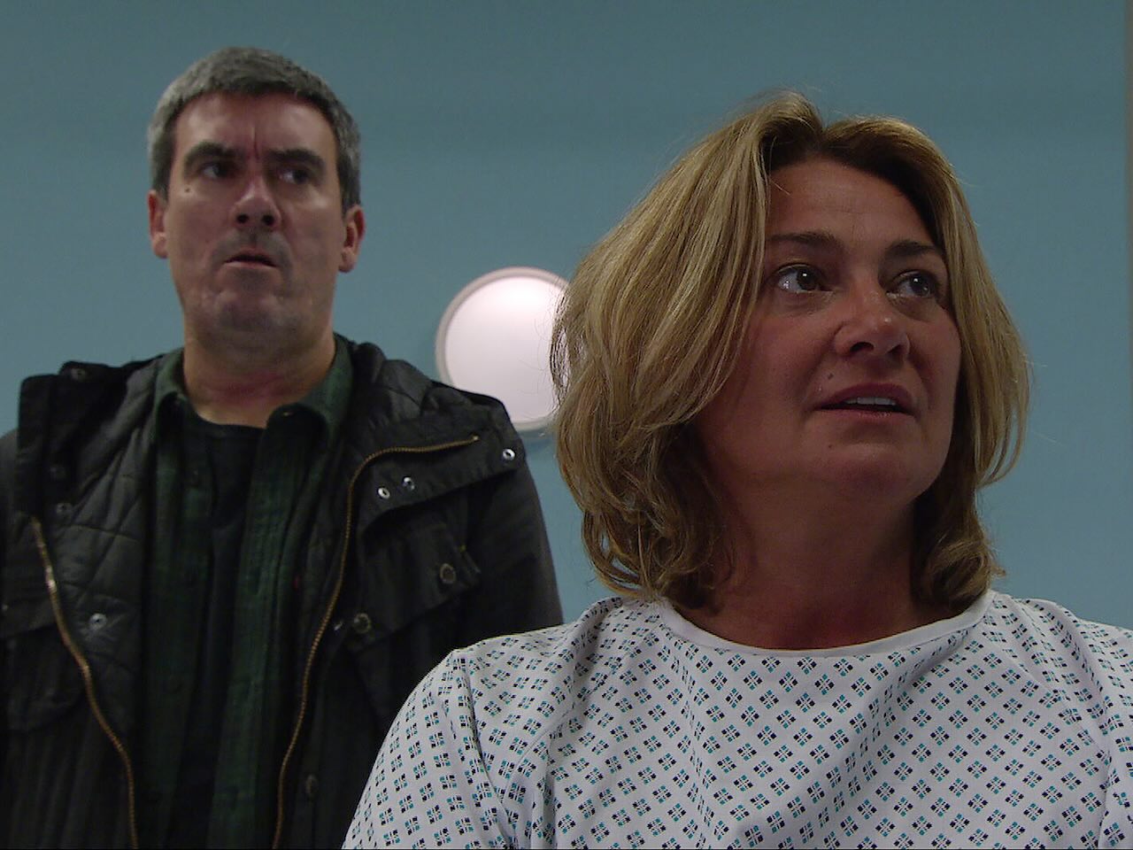 Cain and Moira on Emmerdale on November 20, 2024