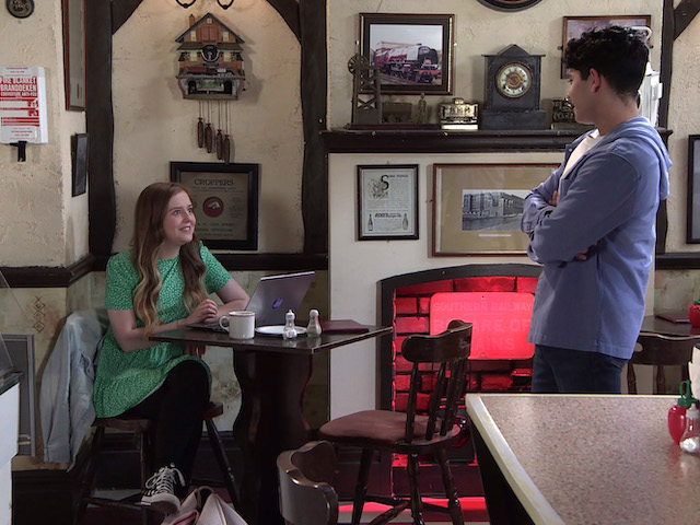 Summer and Aadi on Coronation Street on September 15, 2021