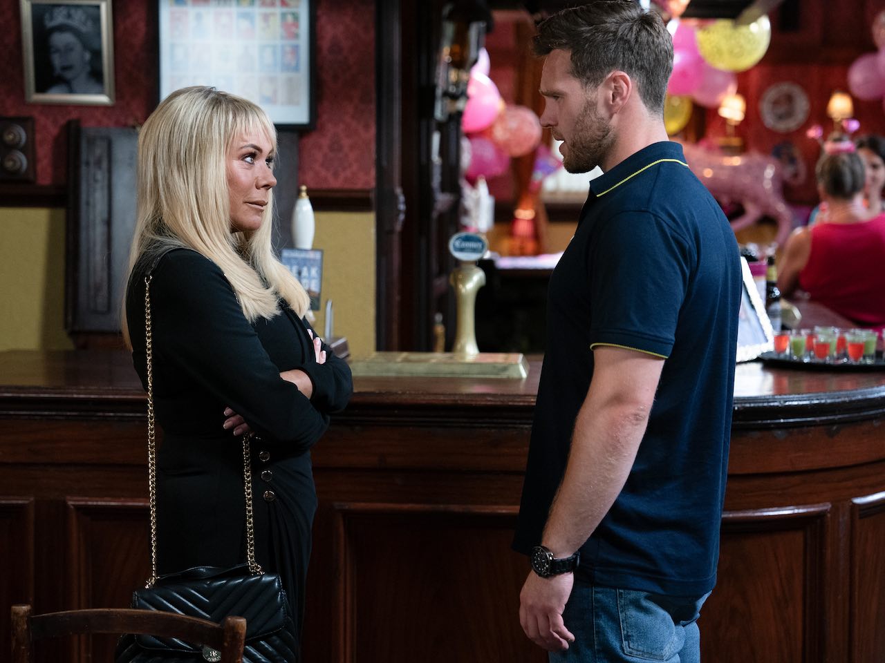 Sharon and Keanu on EastEnders on September 19, 2023
