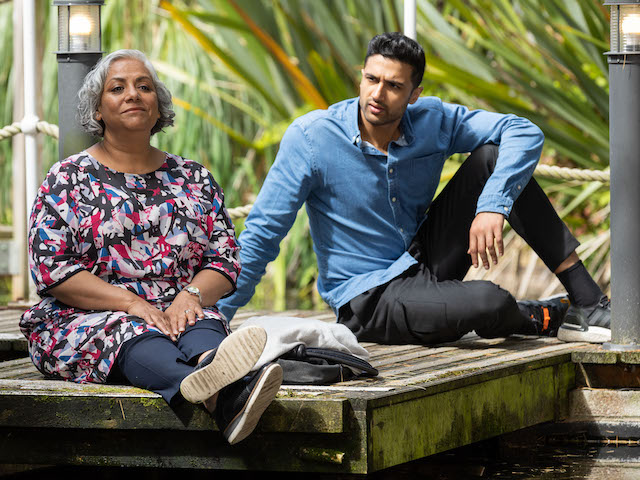 Misbah and Shaq on Hollyoaks on September 6, 2021