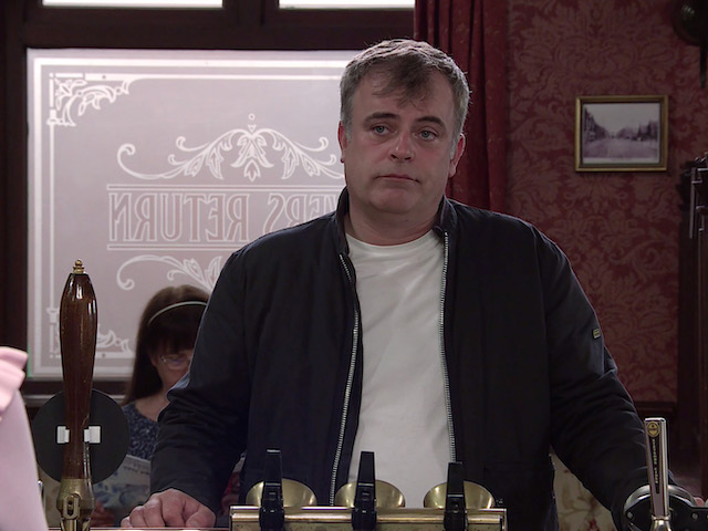 Steve on Coronation Street on November 5, 2021