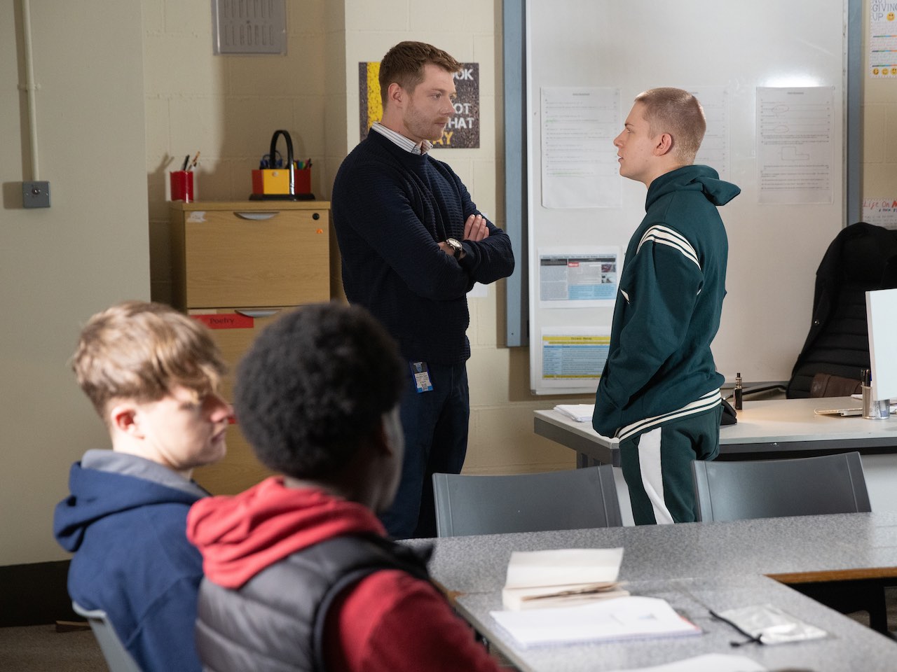 Daniel and Max on Coronation Street on May 10, 2023