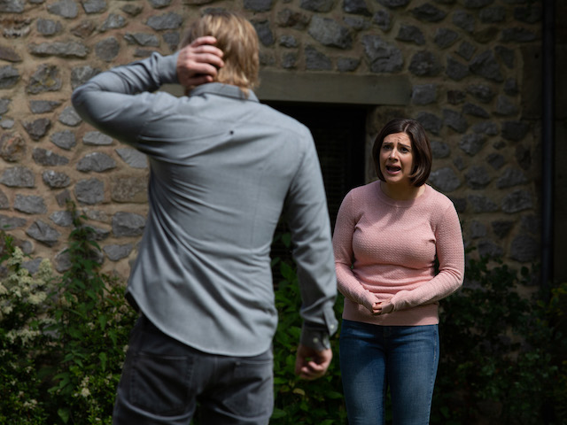 David and Victoria on Emmerdale on August 19, 2021