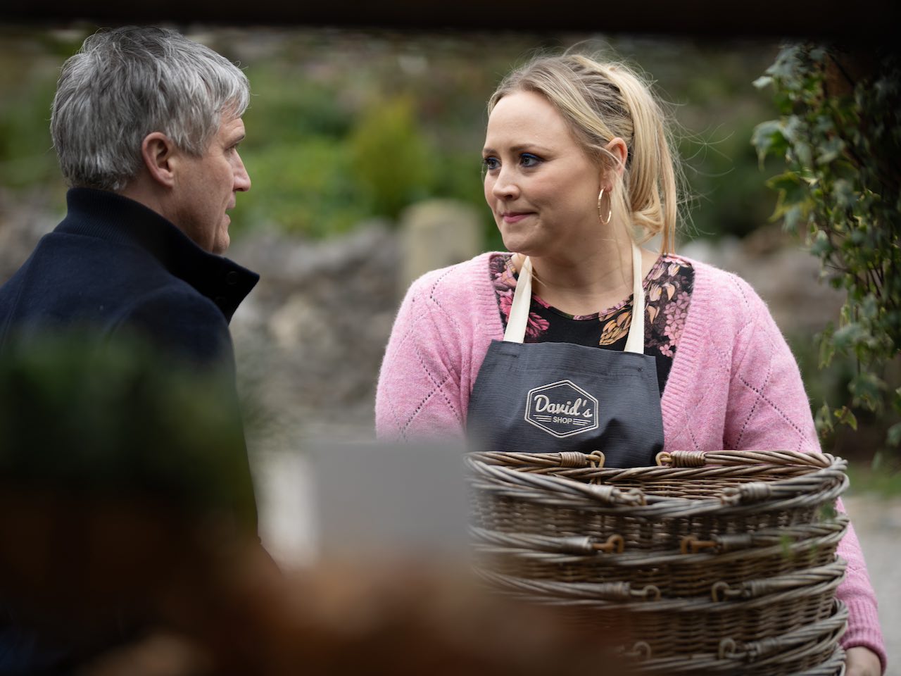 Caleb and Tracy on Emmerdale on March 5, 2024