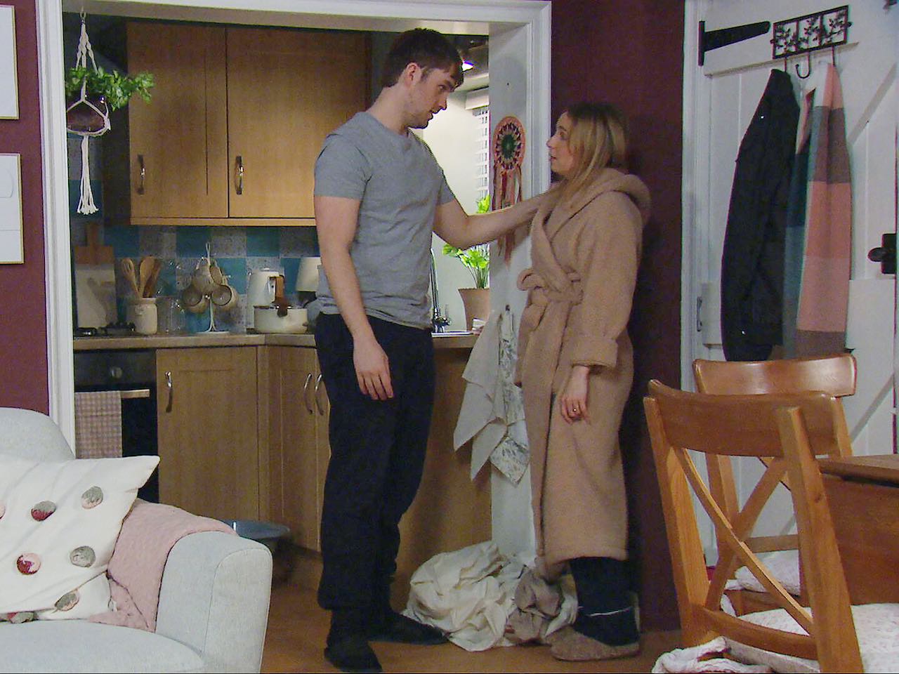 Tom and Belle on Emmerdale on February 21, 2024