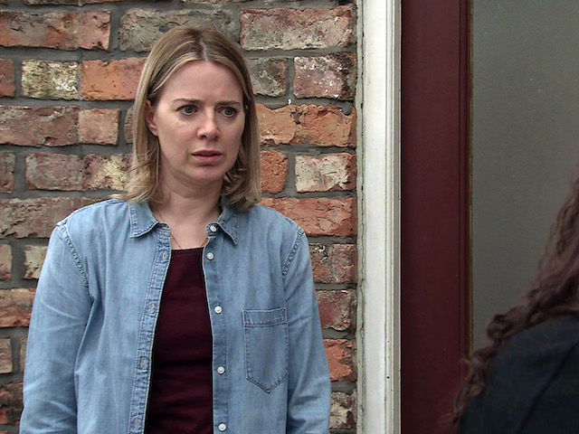 Abi on Coronation Street on October 15, 2021