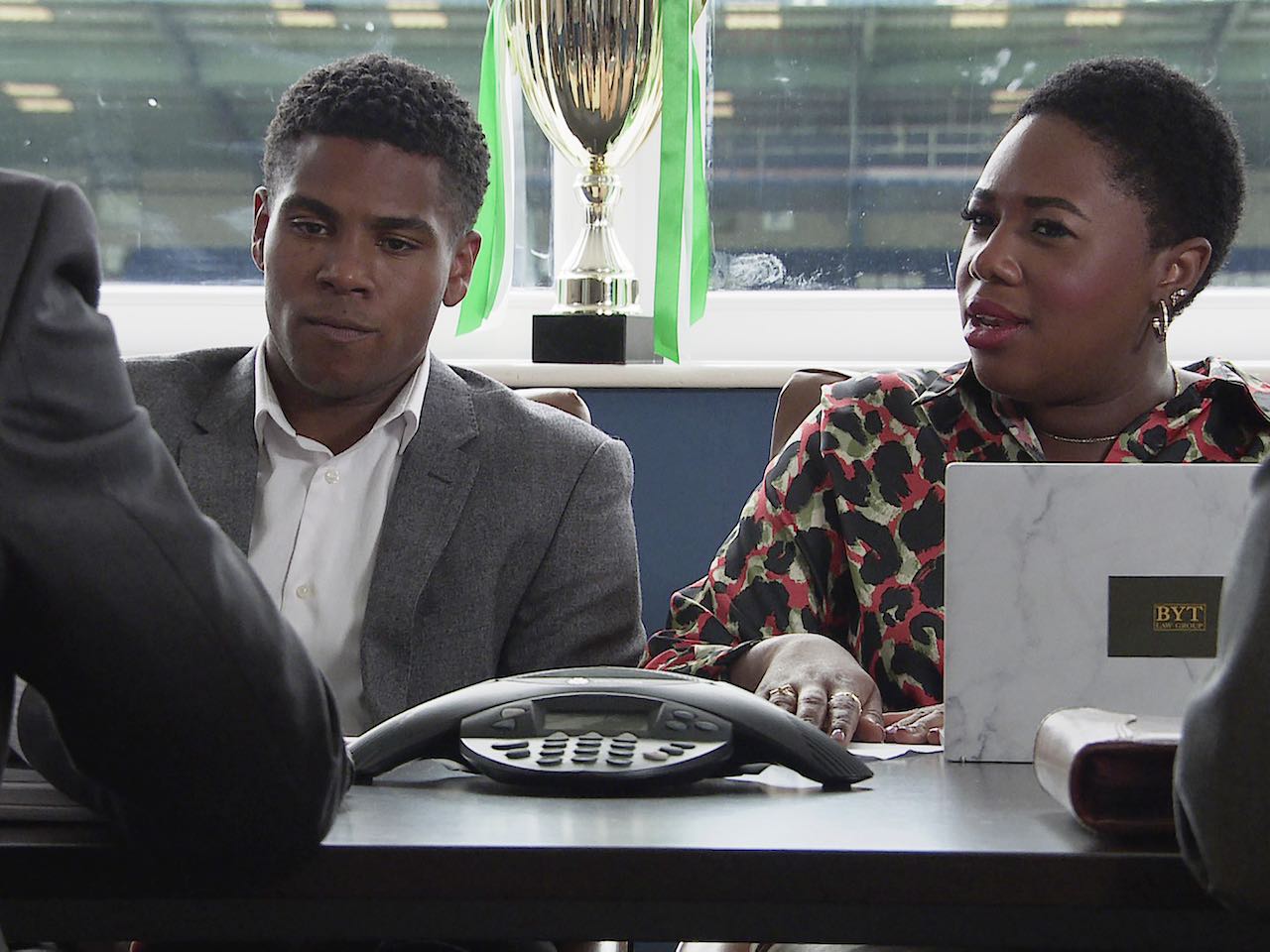 James and Dee-Dee on Coronation Street on September 28, 2022
