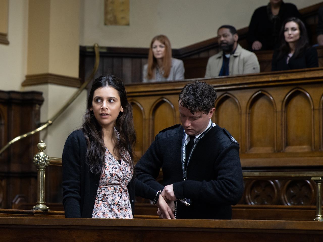 Meena in court on Emmerdale on April 11, 2022