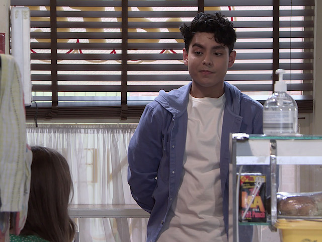 Aadi on Coronation Street on September 15, 2021