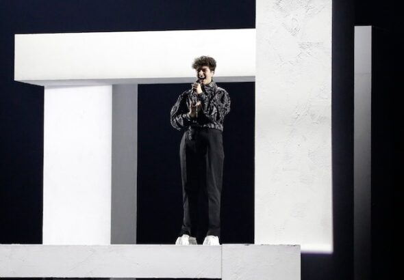 Gjon’s Tears, Switzerland, First Rehearsal, Rotterdam Ahoy, May 11, 2021