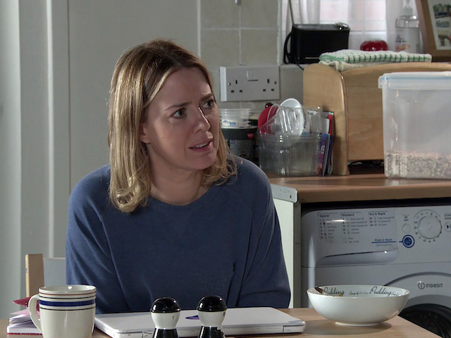 Abi on Coronation Street on October 13, 2021