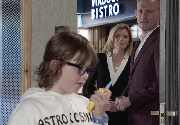 Nick and Sam on Coronation Street on December 26, 2021