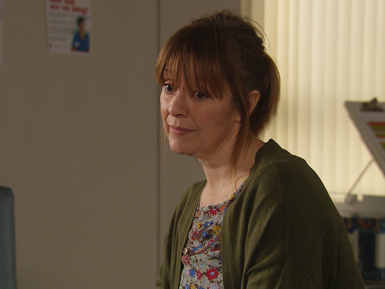 Rhona on Emmerdale on April 11, 2022