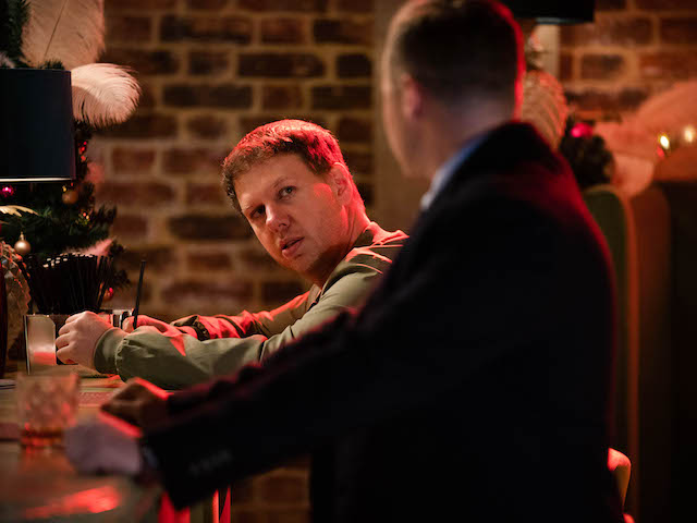 Neil and Aaron on EastEnders on December 16, 2021