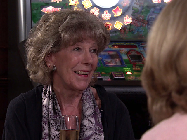 Audrey on Coronation Street on October 15, 2021