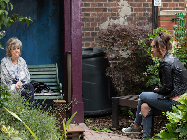 Audrey and Shona on Coronation Street on September 27, 2021