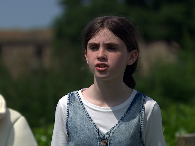 April on Emmerdale on September 15, 2021