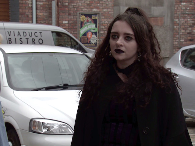 Nina on Coronation Street on October 15, 2021