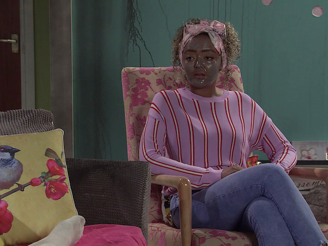 Emma on Coronation Street on October 27, 2021