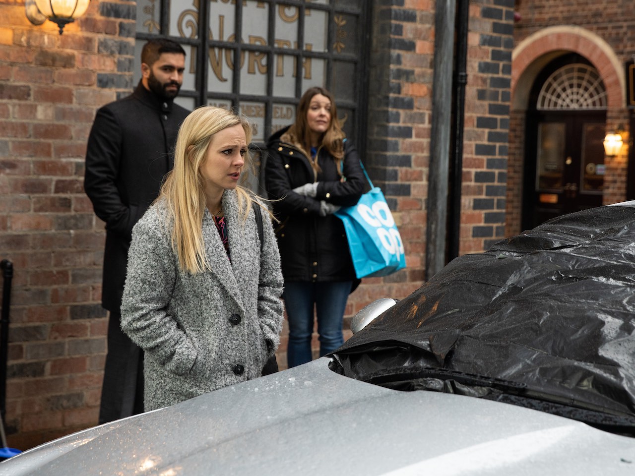 Sarah on Coronation Street on February 7, 2022