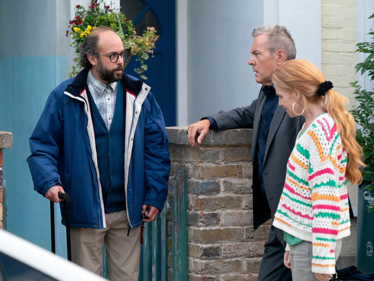 David, Bianca and Reiss on EastEnders on October 7, 2024