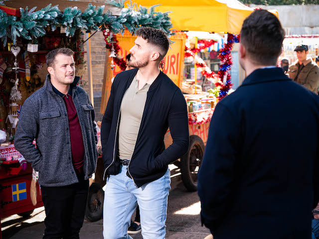 Ben and Callum on EastEnders on December 13, 2021