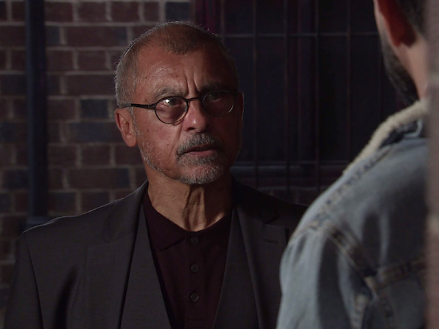 Hashim and Zeedan on Coronation Street on October 29, 2021