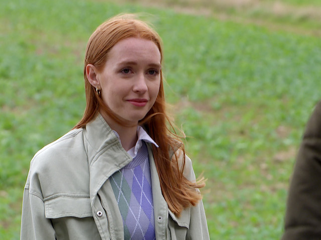 Chloe on Emmerdale on November 17, 2021