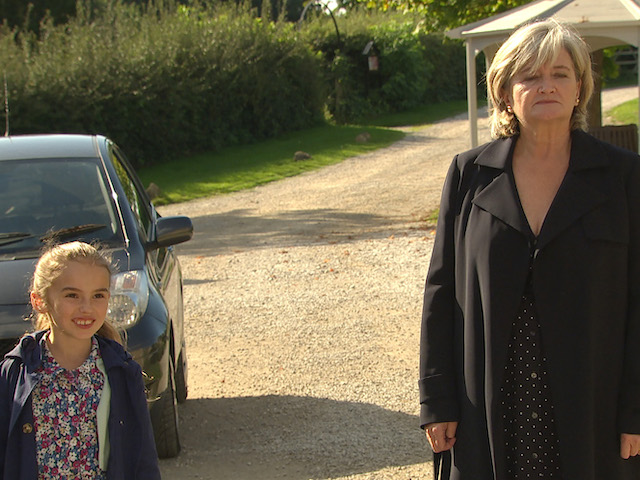 Millie and Hazel on Emmerdale on November 4, 2021