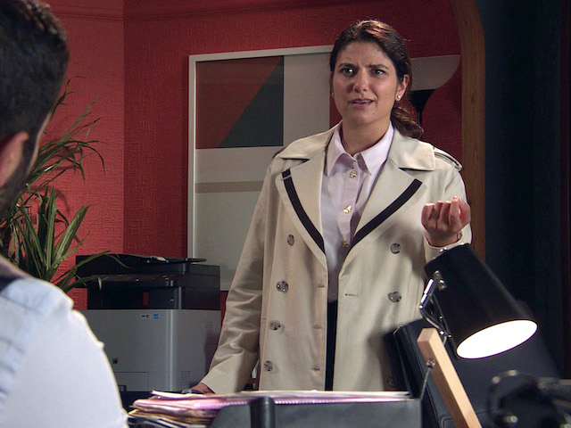 Sabeen and Imran on Coronation Street on August 30, 2021