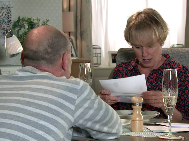 Sally and Tim on Coronation Street on October 6, 2021
