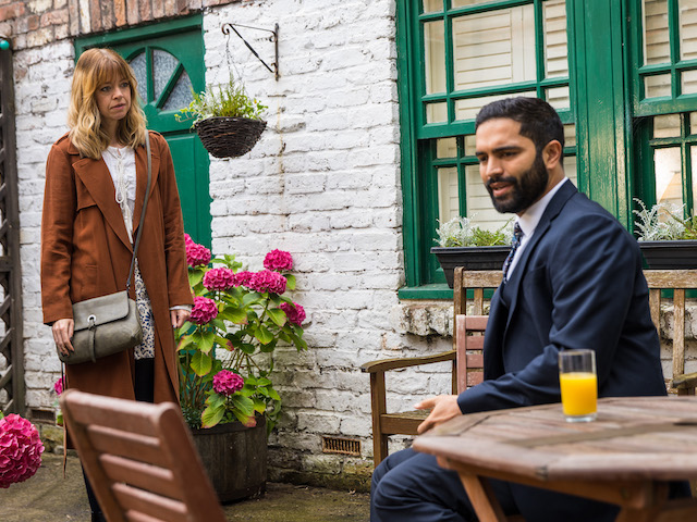 Toyah and Imran on Coronation Street on October 1, 2021
