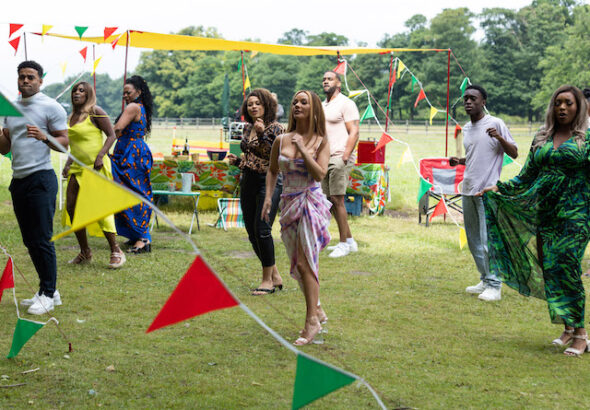 The Hollyoaks cast filming the Black To Front special