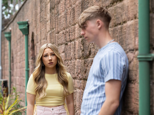 Sid and Peri on Hollyoaks on August 26, 2021