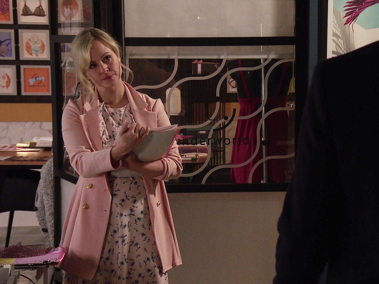 Sarah and Adam on Coronation Street on February 28, 2022