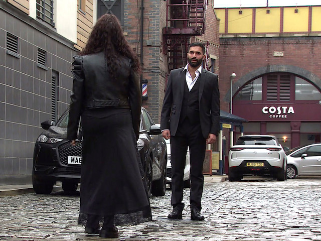 Nina and Imran on Coronation Street on September 13, 2021