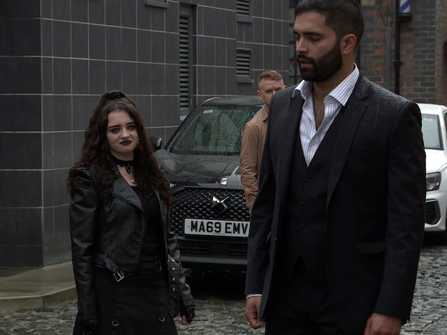 Nina and Imran on Coronation Street on September 13, 2021