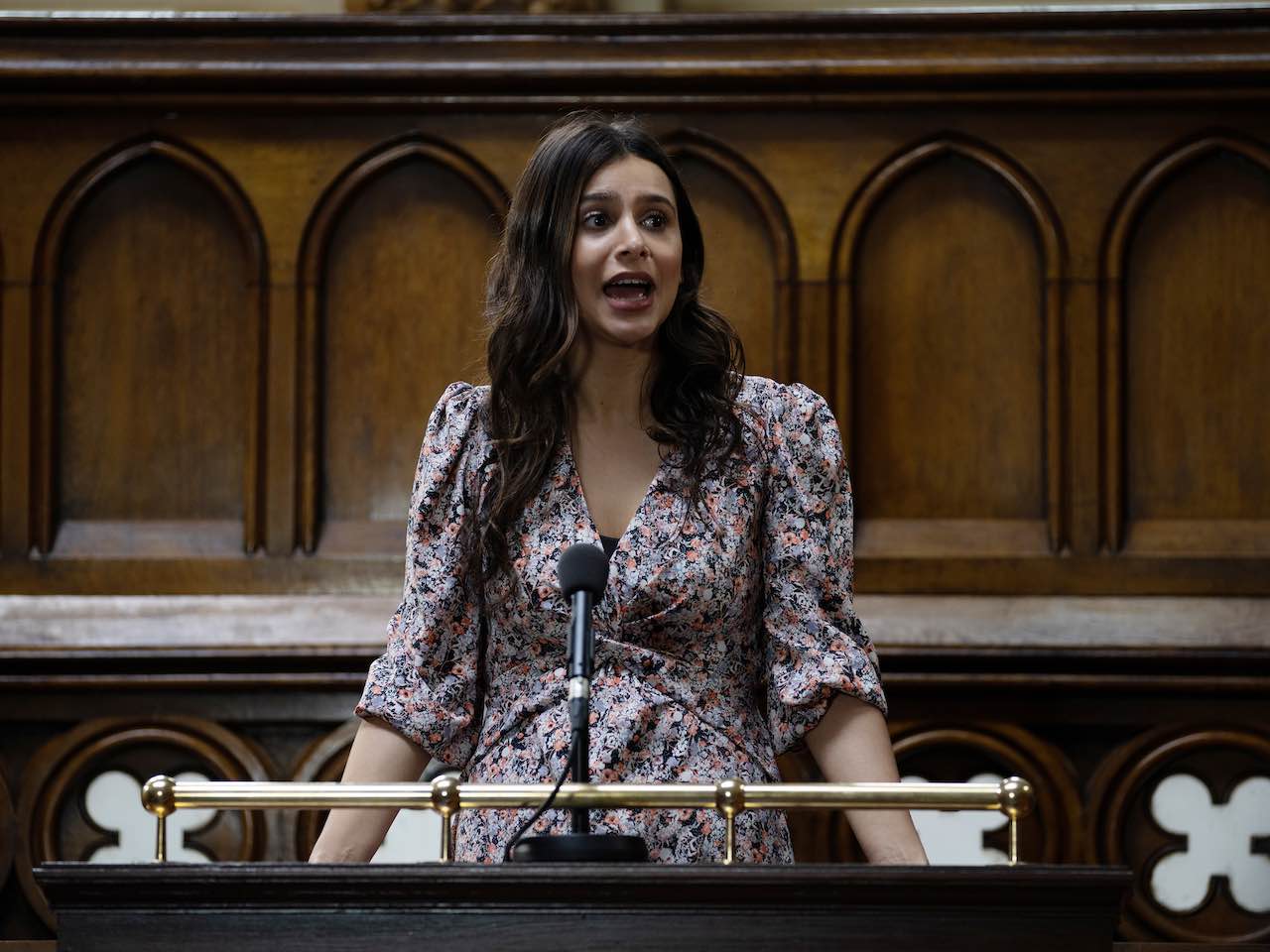 Meena gives evidence on Emmerdale on April 13, 2022