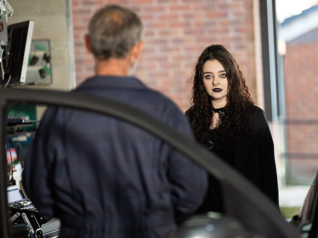 Nina and Kevin on Coronation Street on October 4, 2021