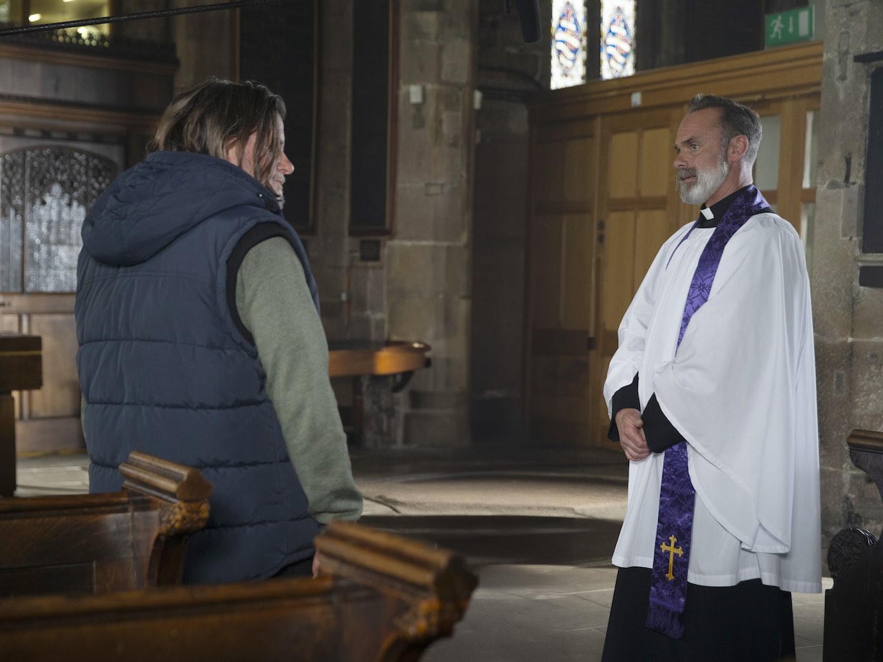 Billy and Denny on Coronation Street on October 2, 2024