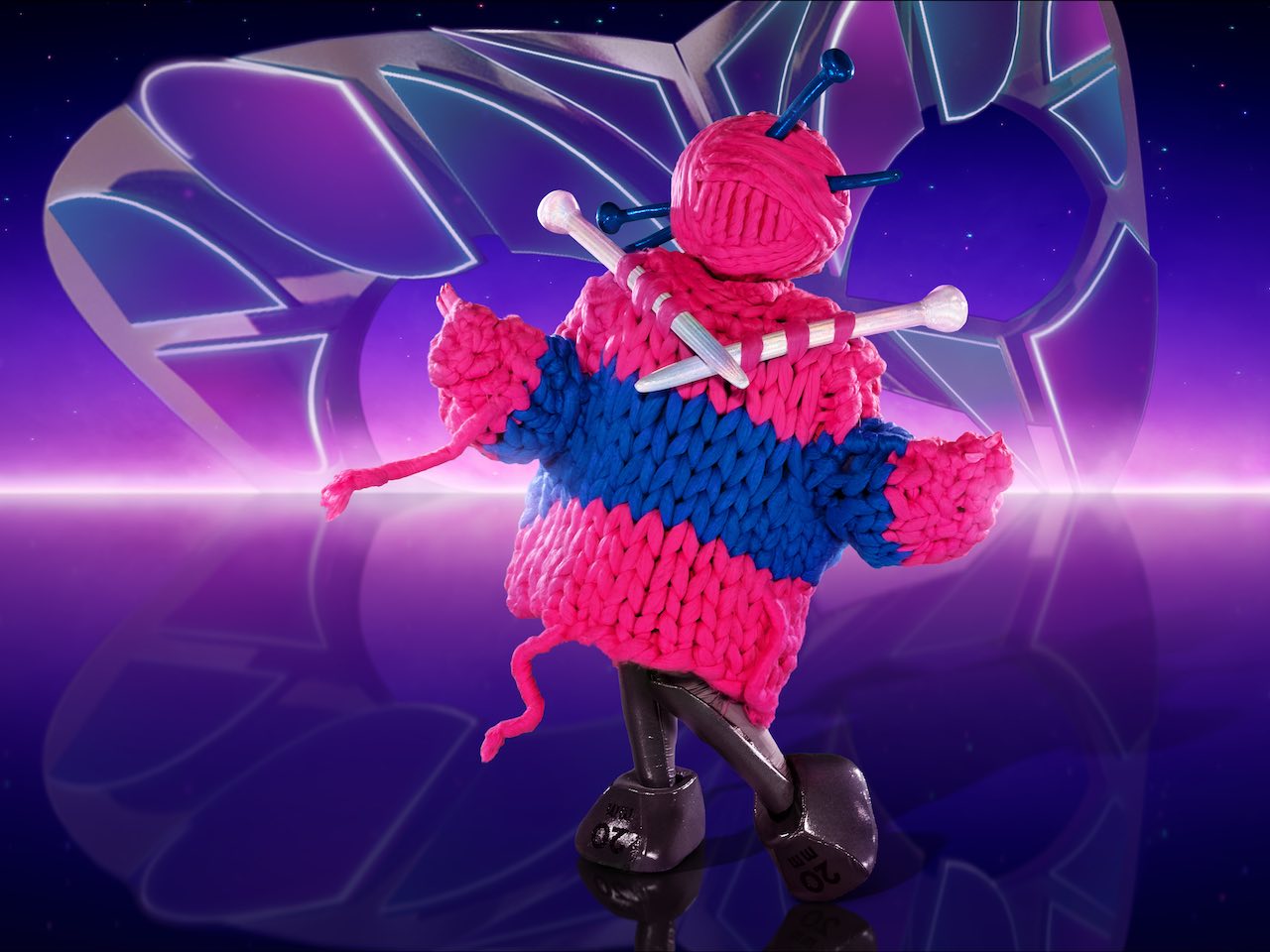 Knitting on The Masked Singer