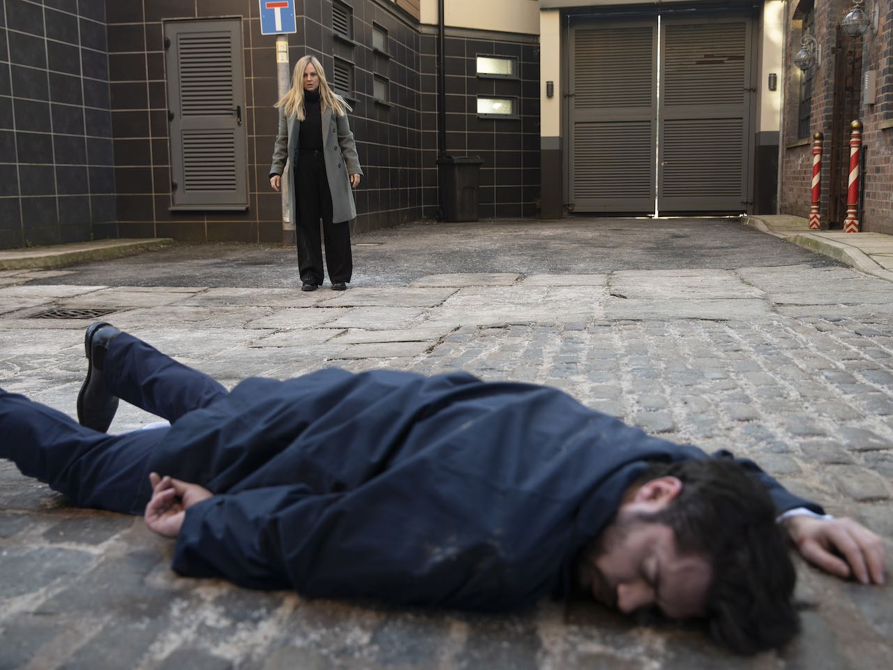 Adam and Sarah on Coronation Street on March 4, 2024