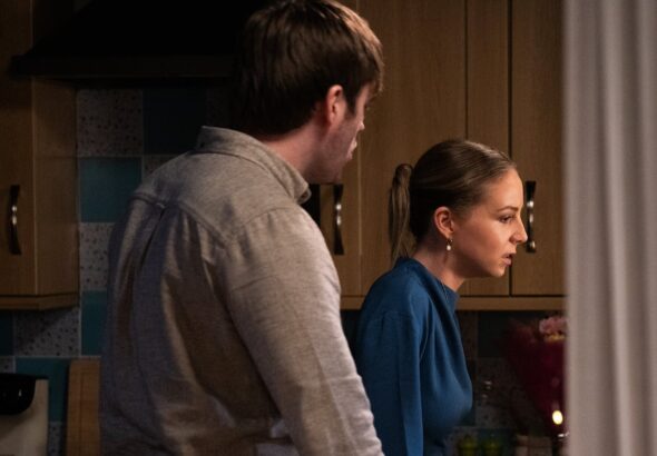 Tom and Belle on Emmerdale on May 7, 2024