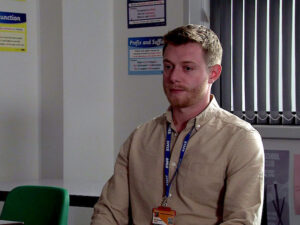 Daniel on Coronation Street on September 27, 2021