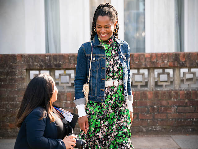 Sheree and the estate agent on EastEnders on September 24, 2021