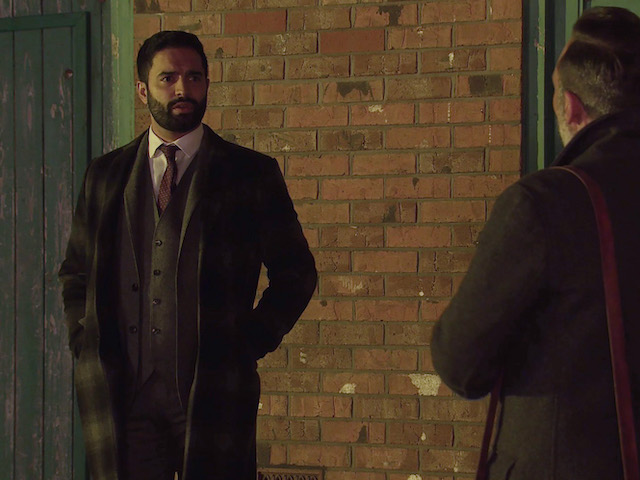 Imran and Billy on Coronation Street on November 22, 2021