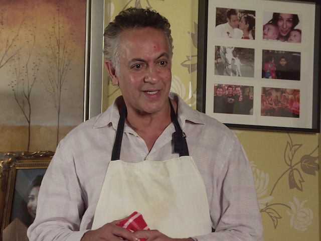 Dev on Coronation Street on October 25, 2021