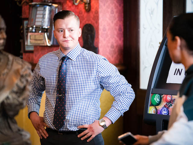 Aaron and Ash on EastEnders on October 29, 2021